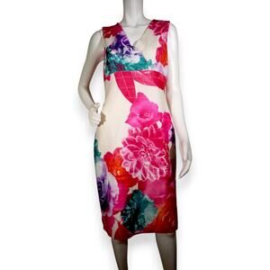 Joseph Ribkoff Sheath Dress – Floral – Size 14